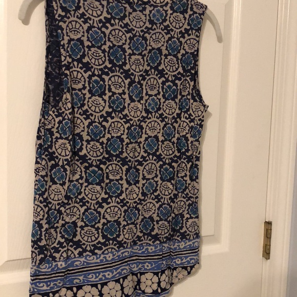 Lucky Brand ikat tank top multicolor EUC - Picture 5 of 5